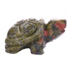 Želva - figurka, jaspis unakit (poslední kus) 