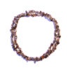 Achát - náhrdelník z kamínků 90 cm (poslední kus) 