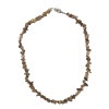 Jaspis mechový - náhrdelník z kamínků 45 cm (poslední kus) 