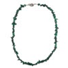 Malachit - náhrdelník z kamínků 45 cm 