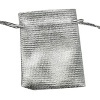 Stříbrný dárkový sáček 18 x 12,5 cm