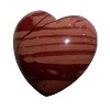 Srdce (hmatka) - jaspis červený 