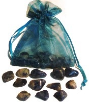 Vločkový obsidián - 12 kamínků intuice 