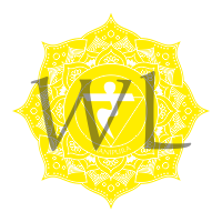 Čakra symbol samolepa tvarovaná 5 cm 3. čakra žlutá