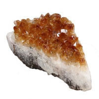 Surový citrín - drůza vážená - 322 g, 11,5 x 6 cm
