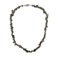 Labradorit - náhrdelník z kamínků 45 cm 
