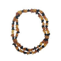 Jantar - náhrdelník z kamínků 190 cm 