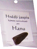 Kámen pro jméno od H Hana (hnědý jaspis)