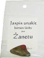Kámen pro jméno od Z/Ž Zuzana (jaspis epidot)