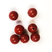 Jaspis červený - kulička 6 mm 