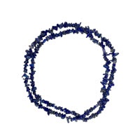 Lazurit (lapis lazuli) - náhrdelník z kamínků 90 cm 