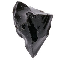 Obsidián černý - surový větší 