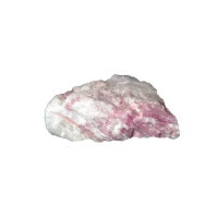 Rubelit v křemeni - kámen surový vážený 50-60 g