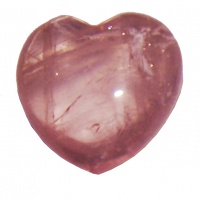 Srdce (hmatka) - růženín 3 cm 