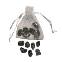 Vločkový obsidián - 7 kamínků ochrany 