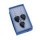 Kamenná srdíčka - přívěsek a náušnice v krabičce - modrý avanturín (syntetický)