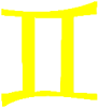 ikona znamení Blíženci